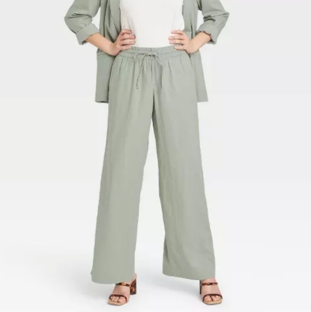 Soft Surroundings linen/cotton loose Pants